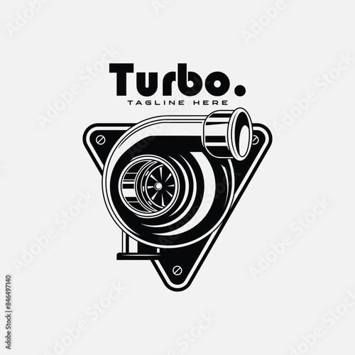 turbo vector template design logo