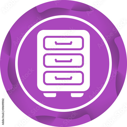 File cabinet Vector Icon