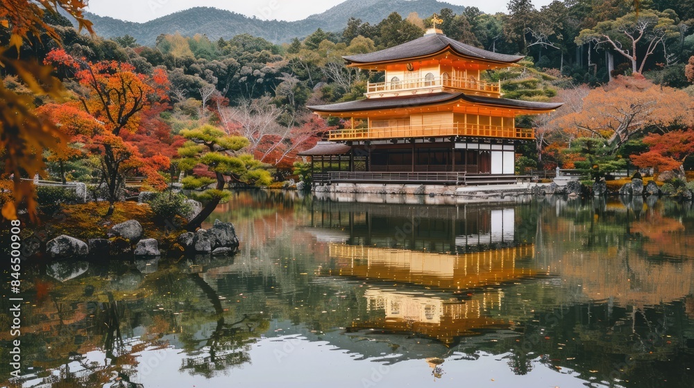 Fototapeta premium Immerse in the Rich Heritage of Kyoto Temples