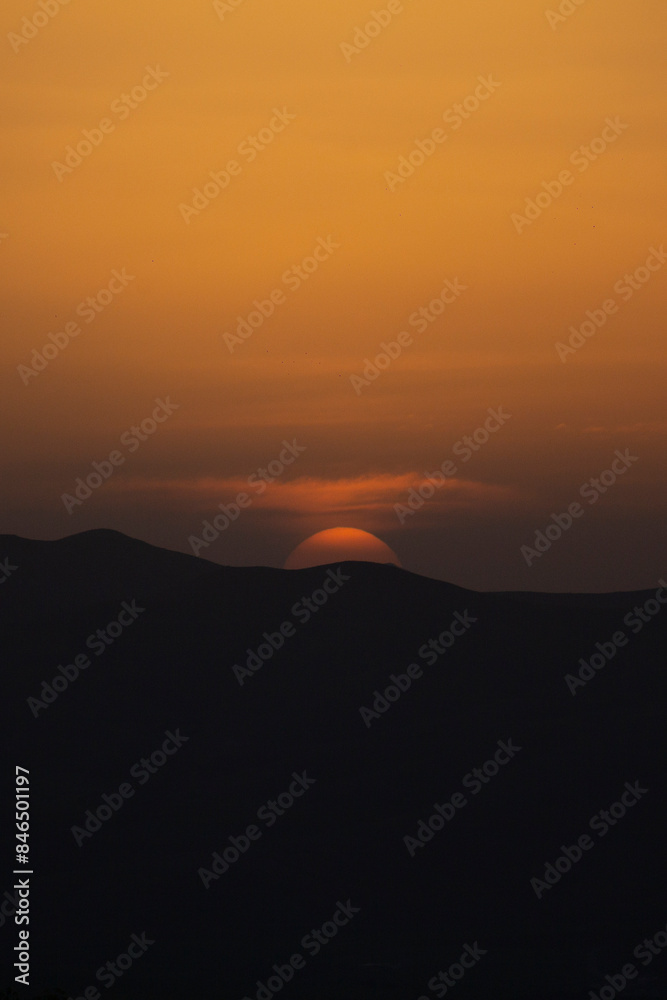 Sunset among the mountains of Kurdistan region of Iran Sunset among the mountains of Kurdistan region of Iran