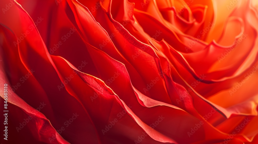 Obraz premium Macro Closeup Red Rose