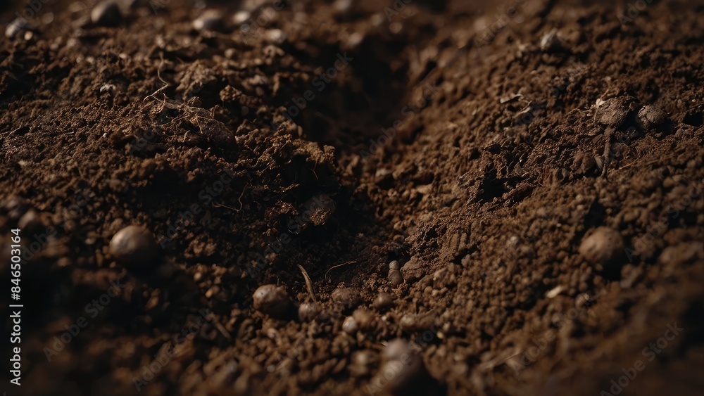 Earthy Compost Heap Surface Detail