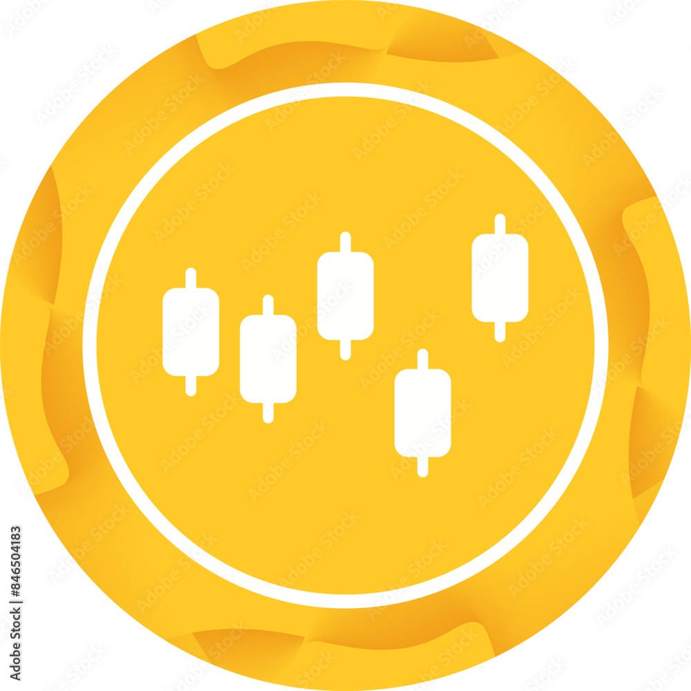 Market Volatility Vector Icon Market Volatility Vector Icon