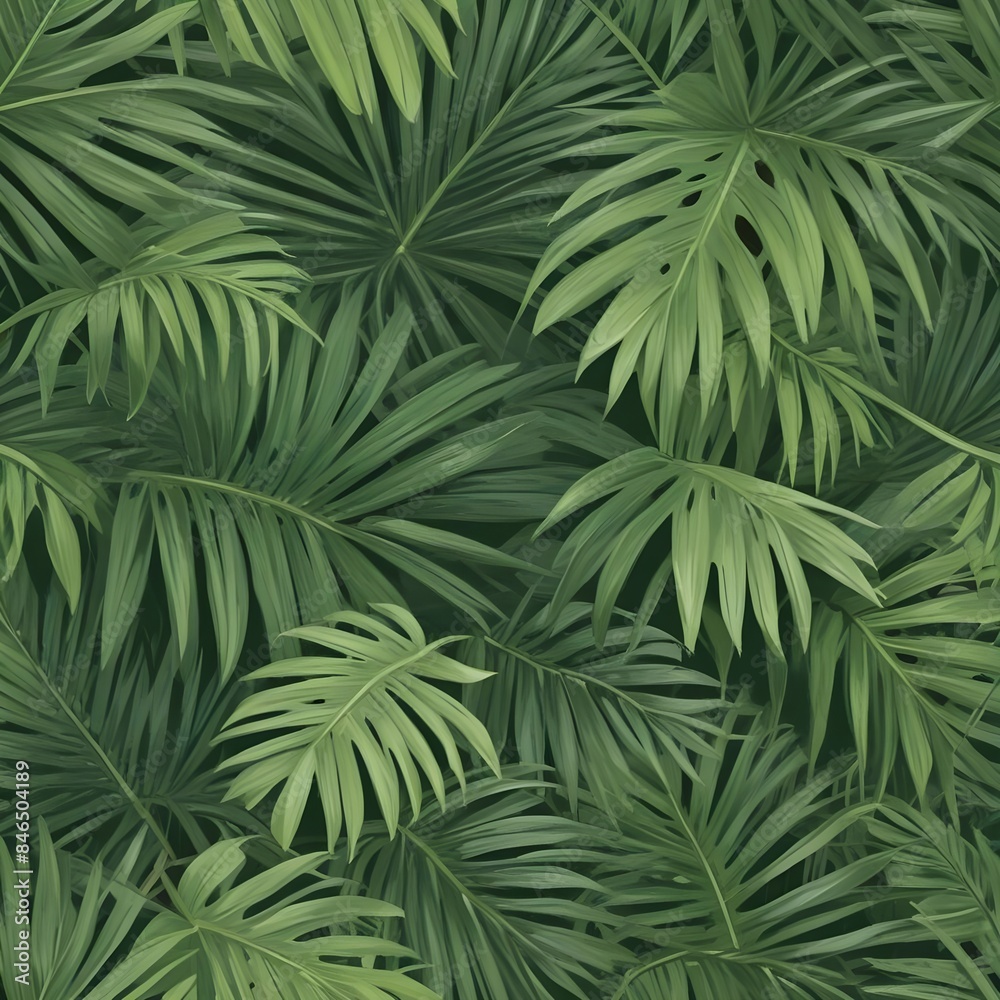 Fototapeta a palm leaf texture with long narrow frond