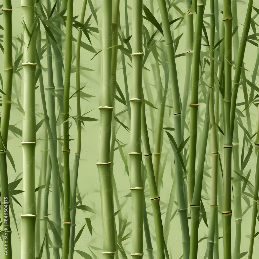 Background, abstraction, texture from various green bamboos Background, abstraction, texture from various green bamboos