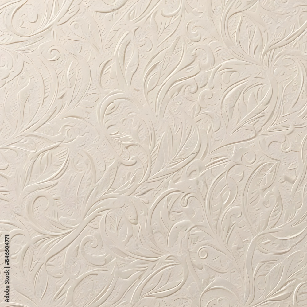 Fototapeta premium Abstract shapes embossed on a light background