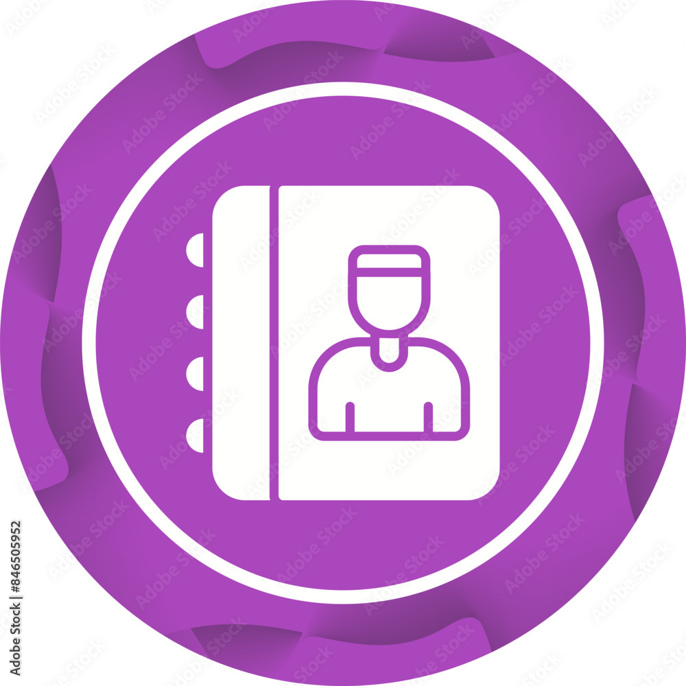Adress Book Vector Icon