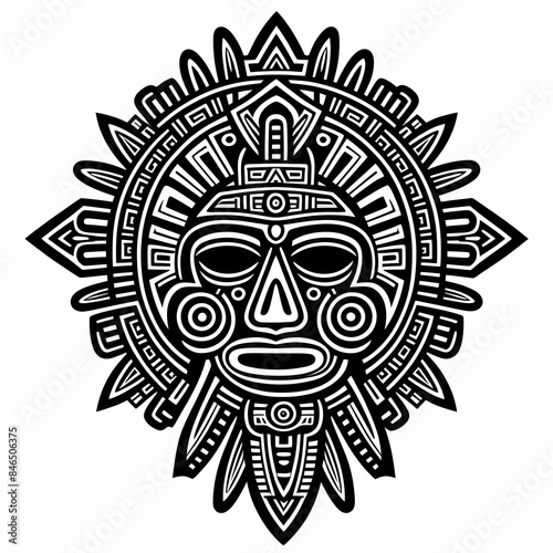 design inspired by ancient mystique of Aztec symbolism! designs capture the essence of their rich cultural heritage, perfect for t-shirts, business cards, and Central American tourism.