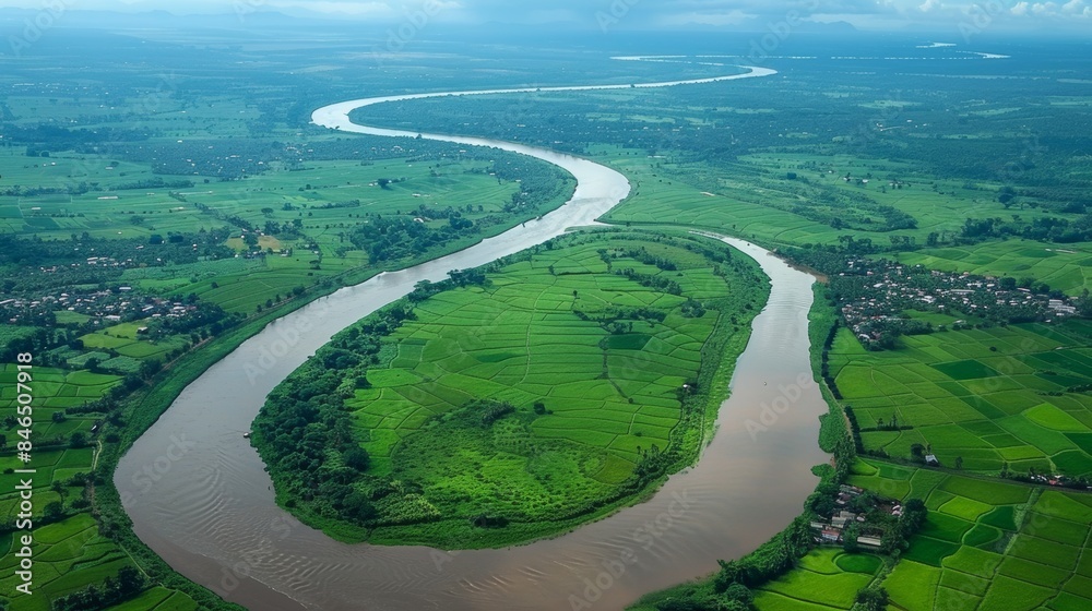 Wide and Well Maintained River Delta