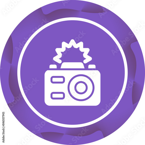 Camera Flash Vector Icon
