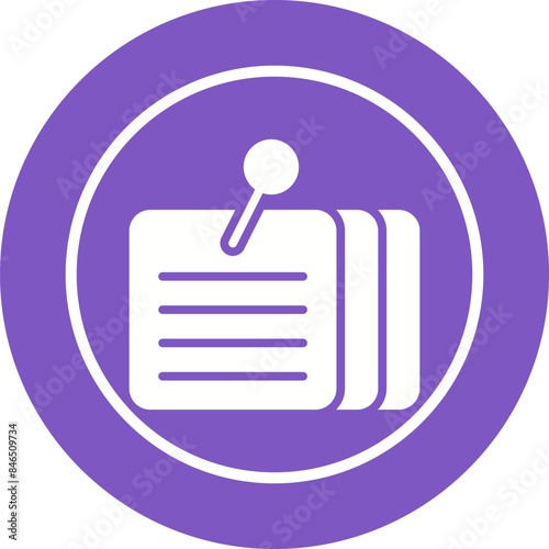 Memo Vector Icon