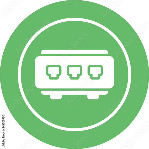 Network Switch Vector Icon