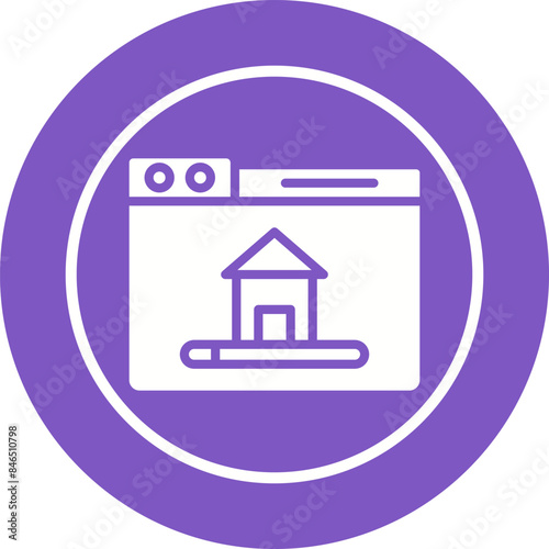 Domain Name Vector Icon
