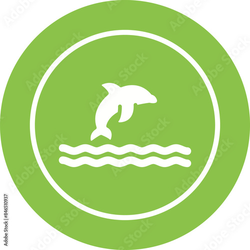 Dolphin Vector Icon
