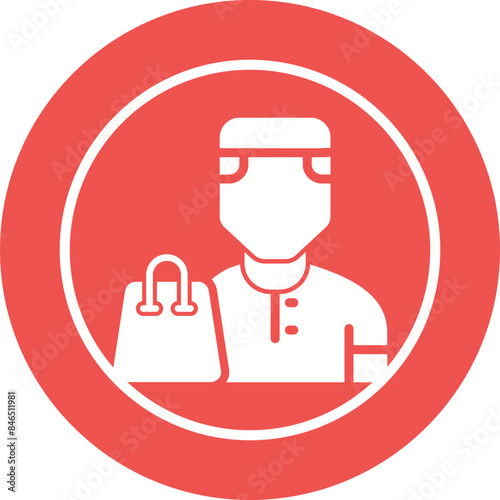 User Shopping Vector Icon