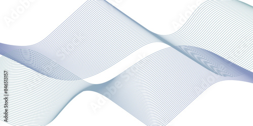 Abstract blend wave lines and technology background. White background, mesh abstract, vector gradient line soft blend. Transparent background with colorful lines. Lines on flow.