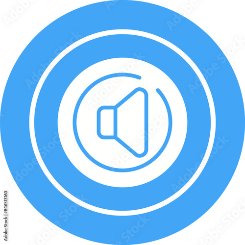 Speaker Circle Vector Icon