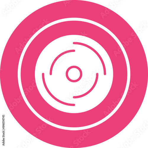 Disk Vector Icon