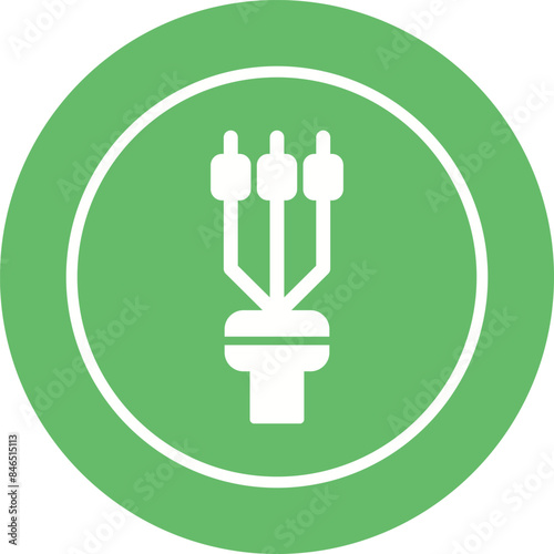 Cable Termination Sleeve Vector Icon