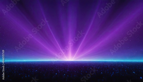 Fototapeta Naklejka Na Ścianę i Meble -  Creative glowing purple space background