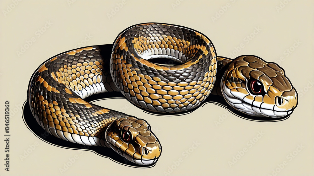 lillustration of a deadly snake lillustration of a deadly snake