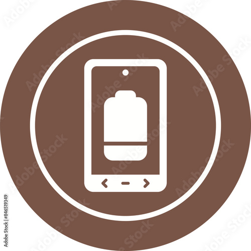 Battery Low Vector Icon