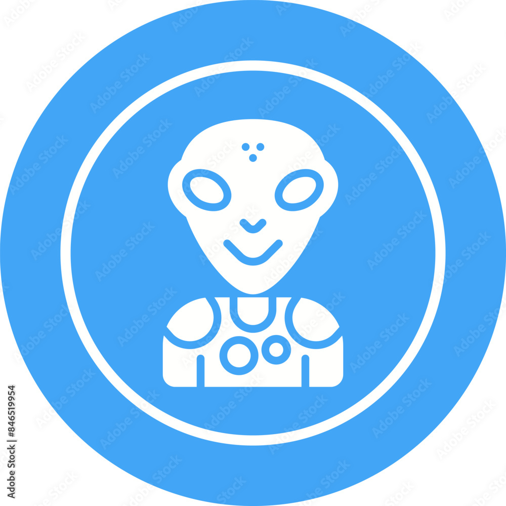 Alien Vector Icon Alien Vector Icon
