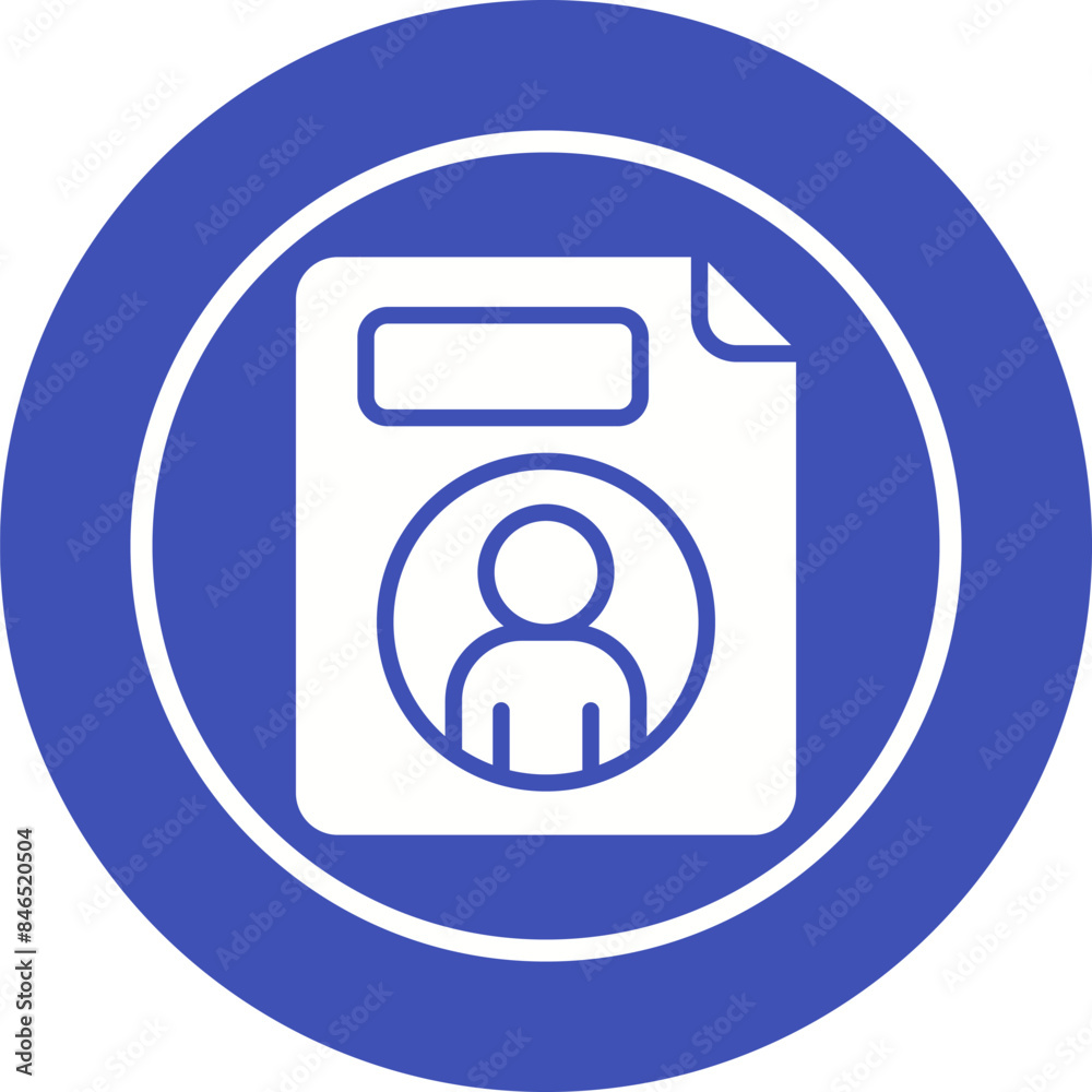 Personal File Vector Icon Personal File Vector Icon