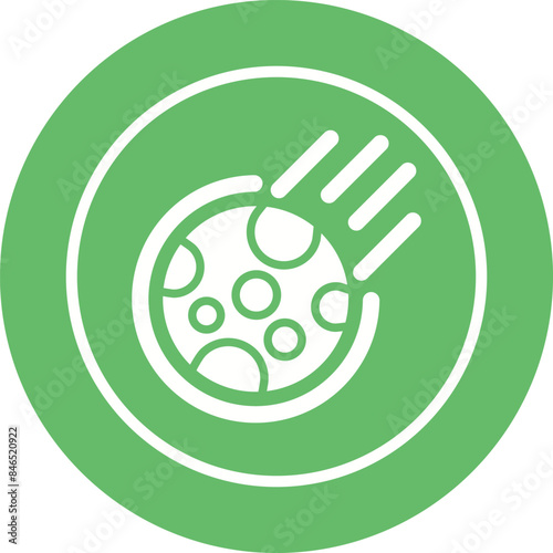 Meteor Vector Icon