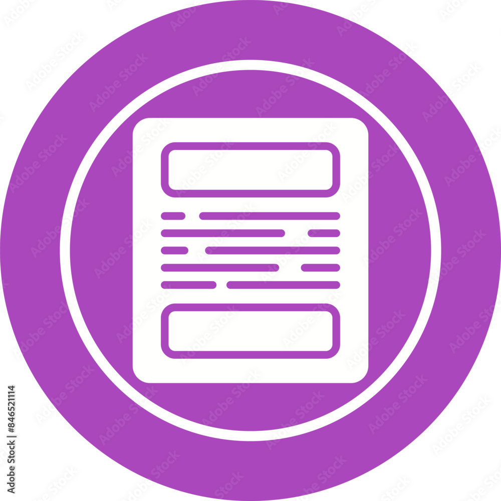 Document Vector Icon Document Vector Icon