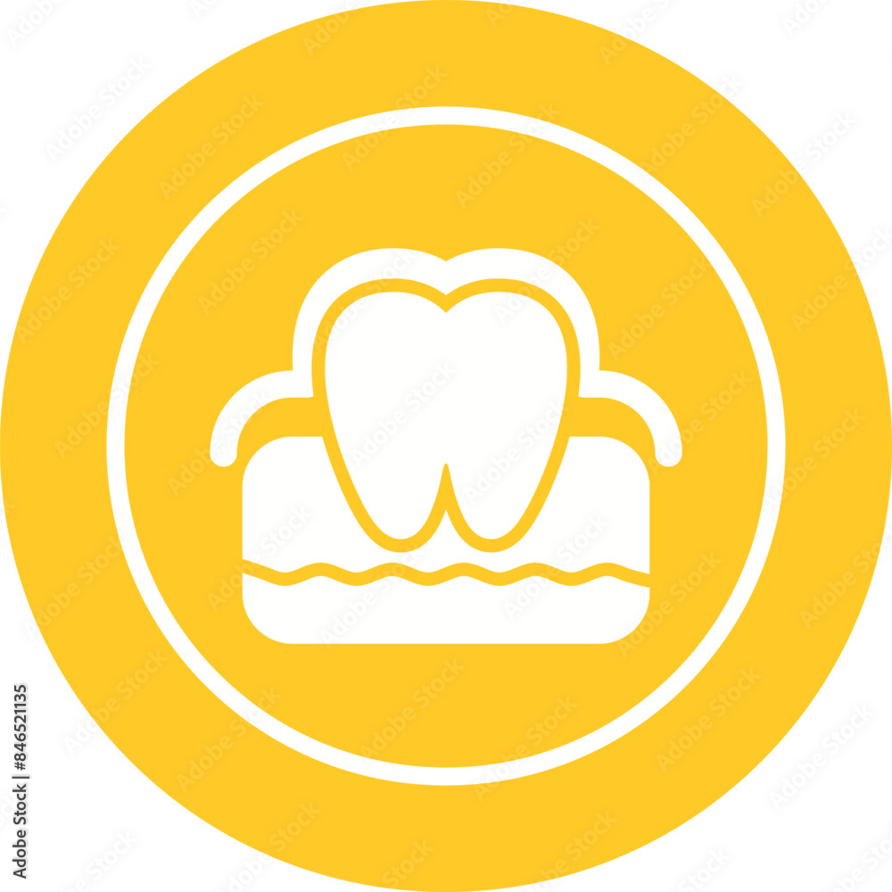 Enamel Vector Icon Enamel Vector Icon