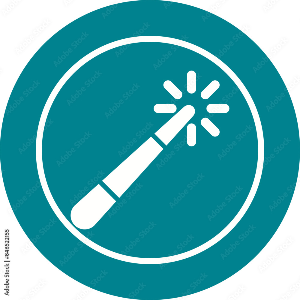 Obraz premium Magic Wand Vector Icon