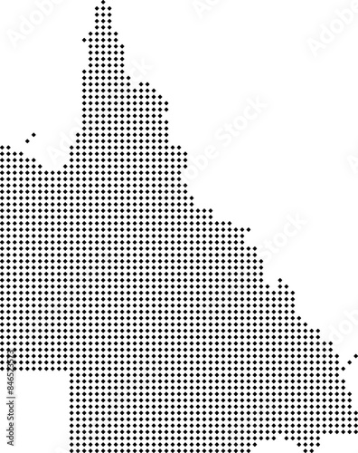 Queensland Maps Halftones Vector Recolorable