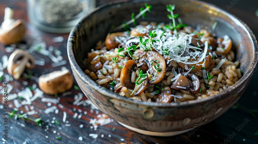 Farro Risotto with Wild Mushrooms and Parmesan Farro Risotto with Wild Mushrooms and Parmesan