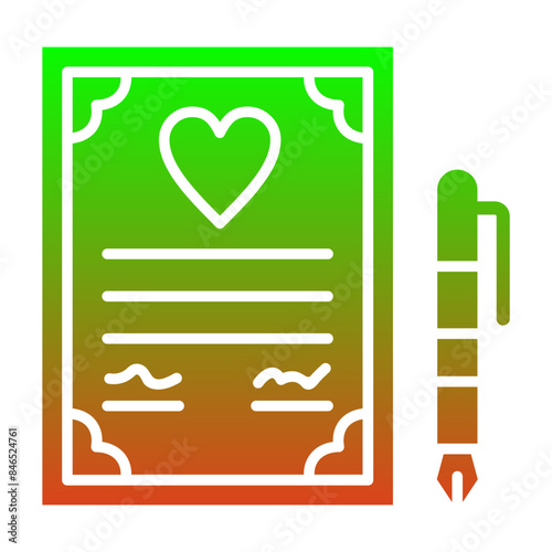 Wedding Contract Icon
