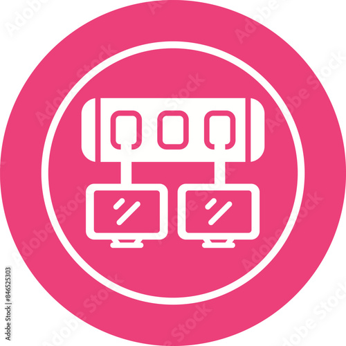 Network Switch Vector Icon