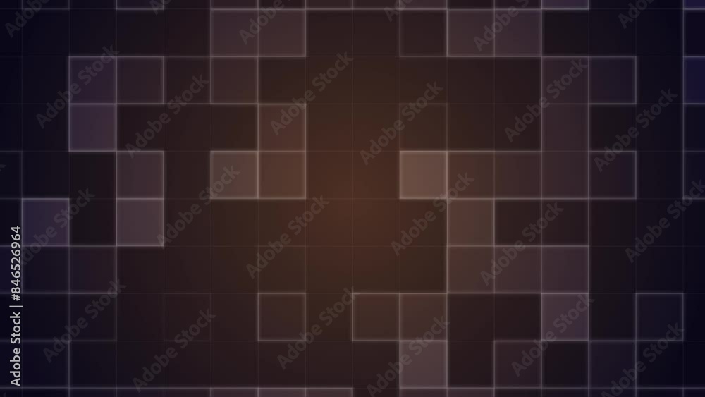 Digital Squares Loop Background Video Grid Pattern Digital Squares Loop Background Video Grid Pattern