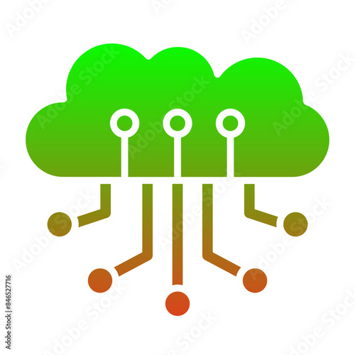 Cloud computing Icon