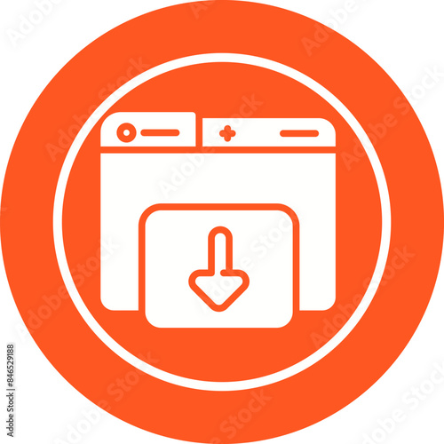 Downloading Vector Icon