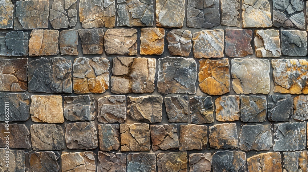 Fototapeta premium Old stone pavement road on the street