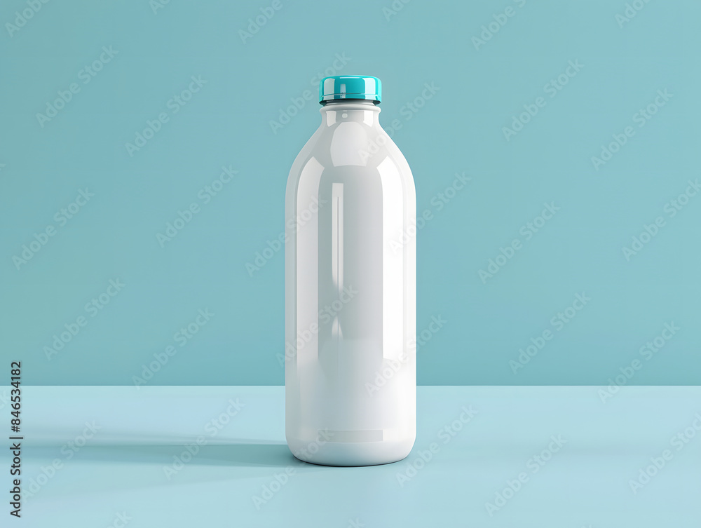 Blank water bottle mockup with isolated background Blank water bottle mockup with isolated background