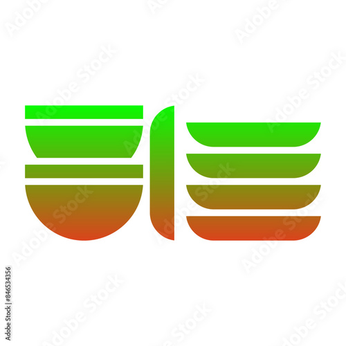 Plates and bowls Icon