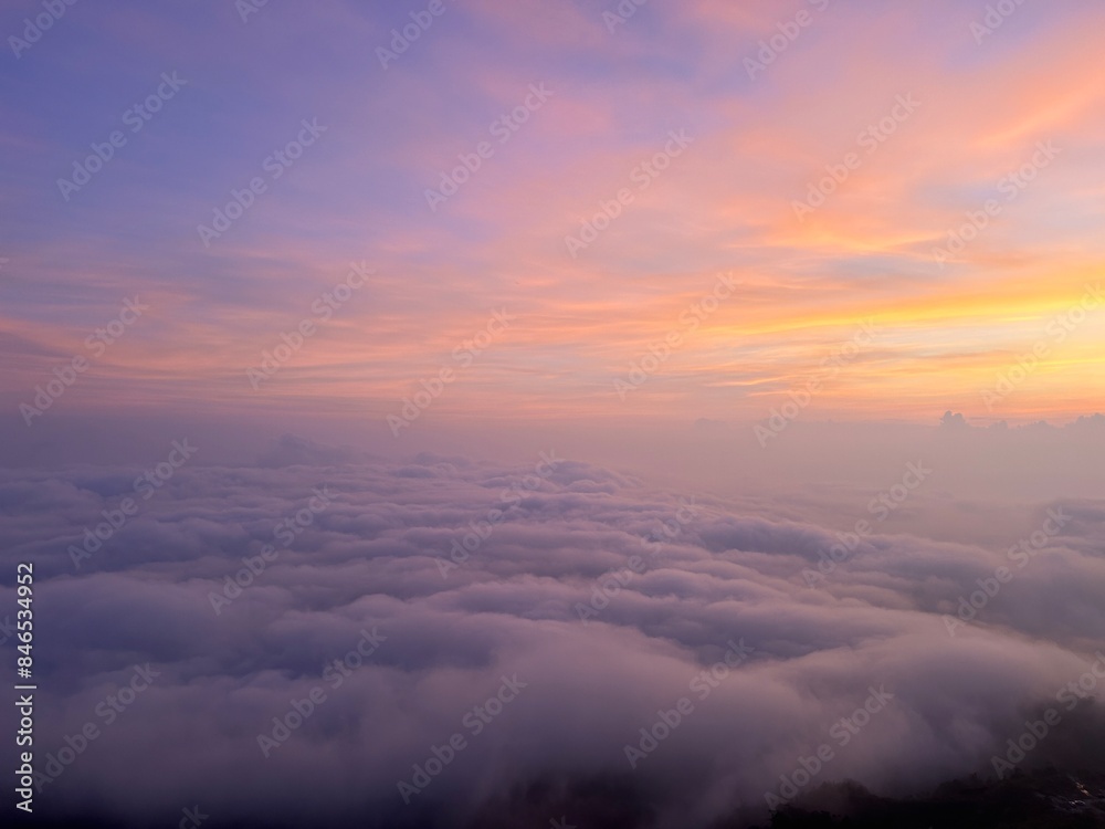 sunrise over the clouds sunrise over the clouds