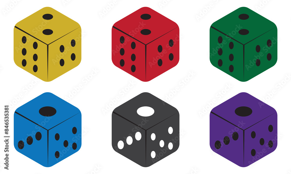 Dice icon logo vector template, Creative Gambling design icon symbol Illustration, Casino games icon Dice icon logo vector template, Creative Gambling design icon symbol Illustration, Casino games icon
