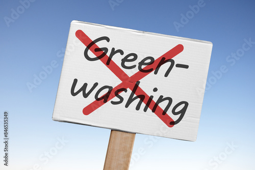 Nein zur Greenwashing photo