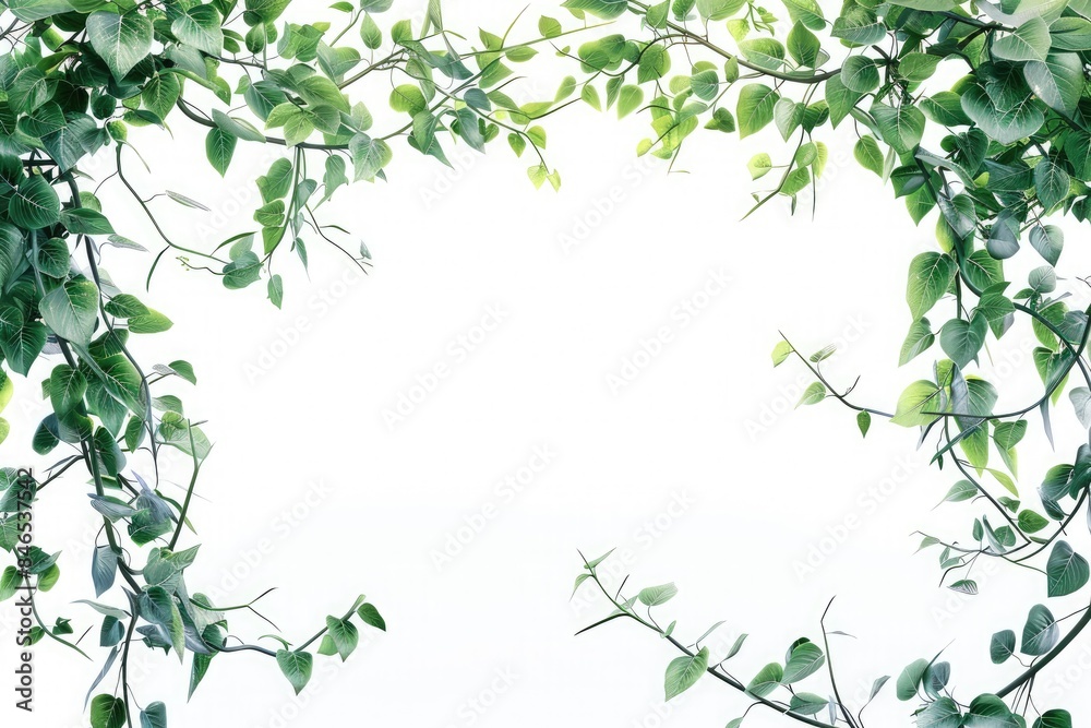 Vines arching gracefully to form an elegant frame Vines arching gracefully to form an elegant frame