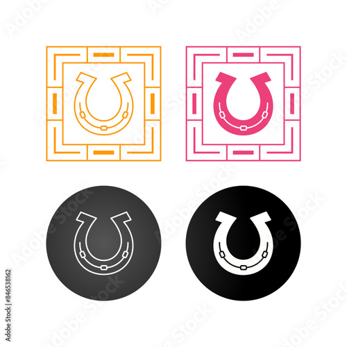 Horse Shoe Vector Icon