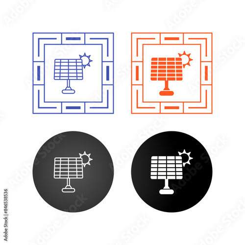 Solar Panel Vector Icon