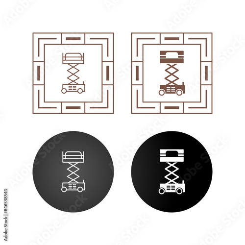 Lifter Crane Vector Icon