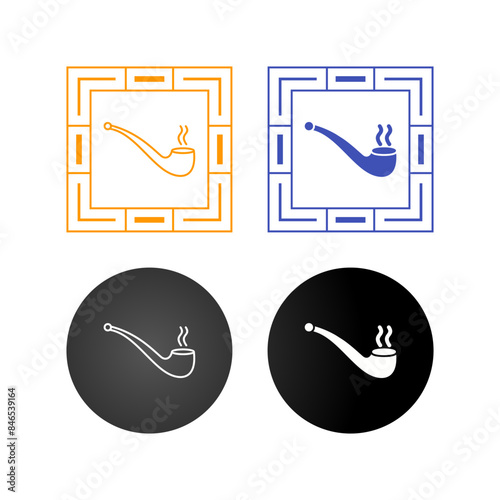 Smoking Pipe Vector Icon